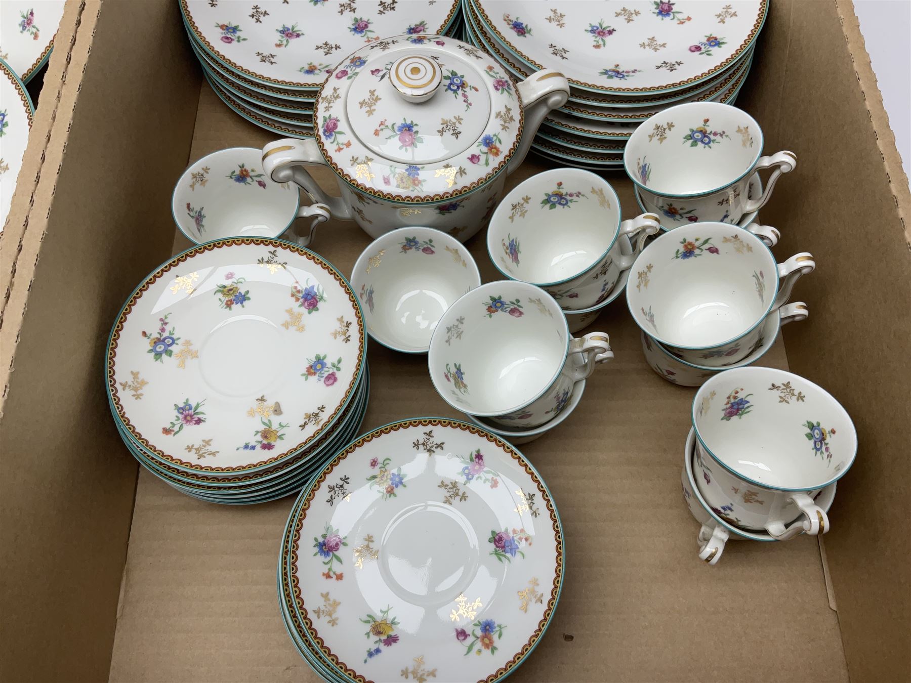 Extensive Limoges for Raynaud & Co tea and dinner service for twelve - Image 16 of 16