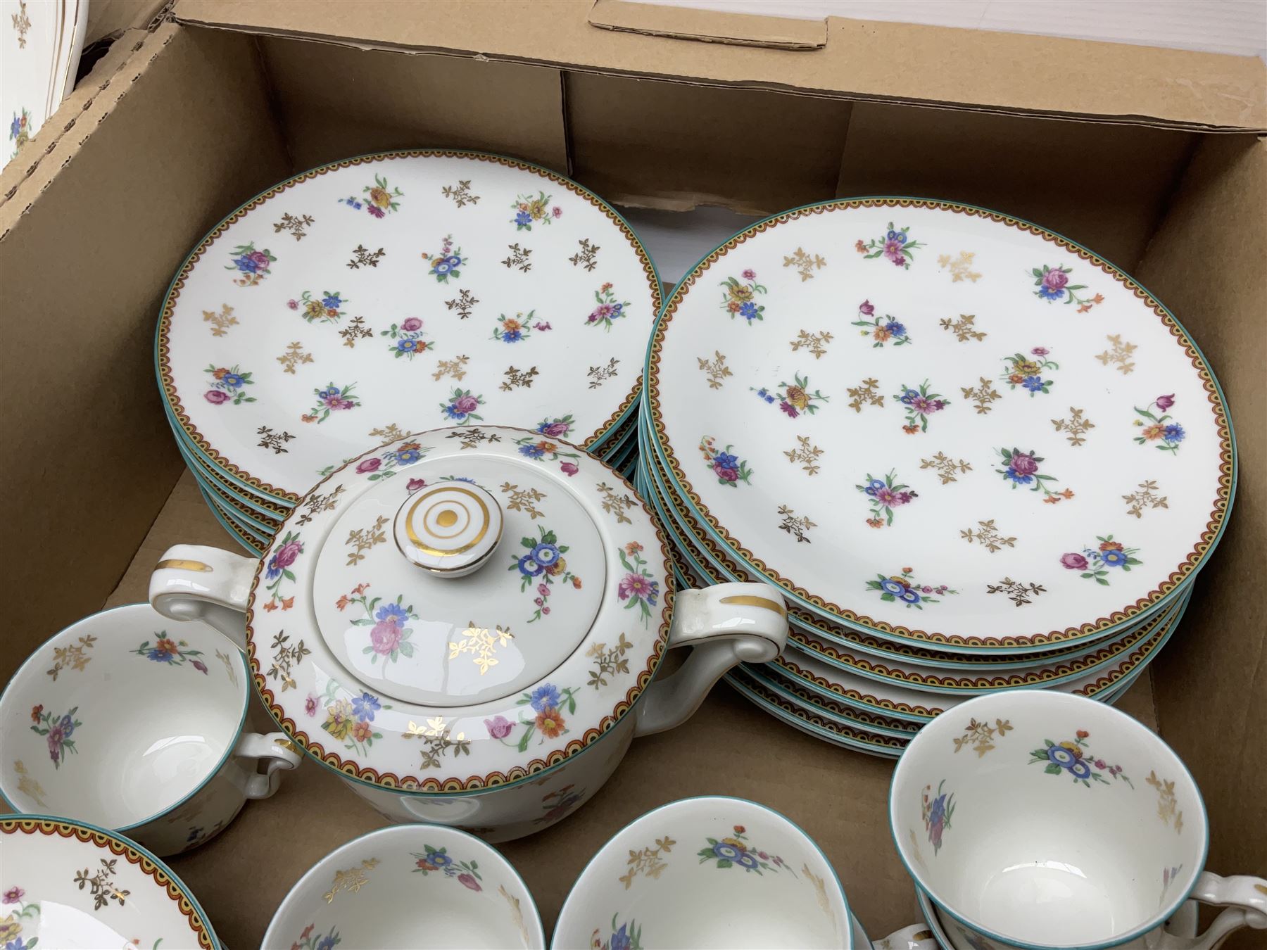 Extensive Limoges for Raynaud & Co tea and dinner service for twelve - Image 15 of 16