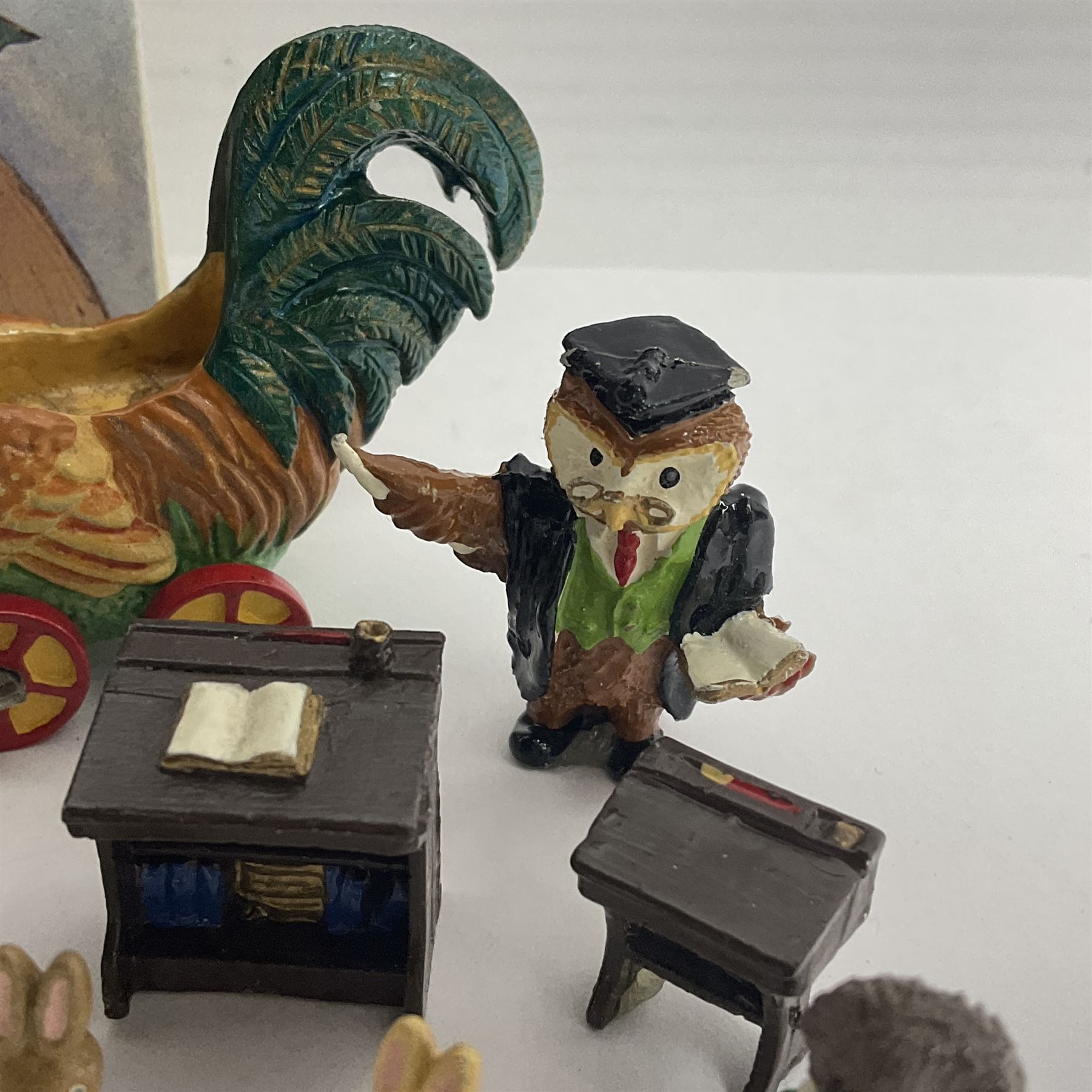 Ten Hantel miniature pewter figures - Image 4 of 9