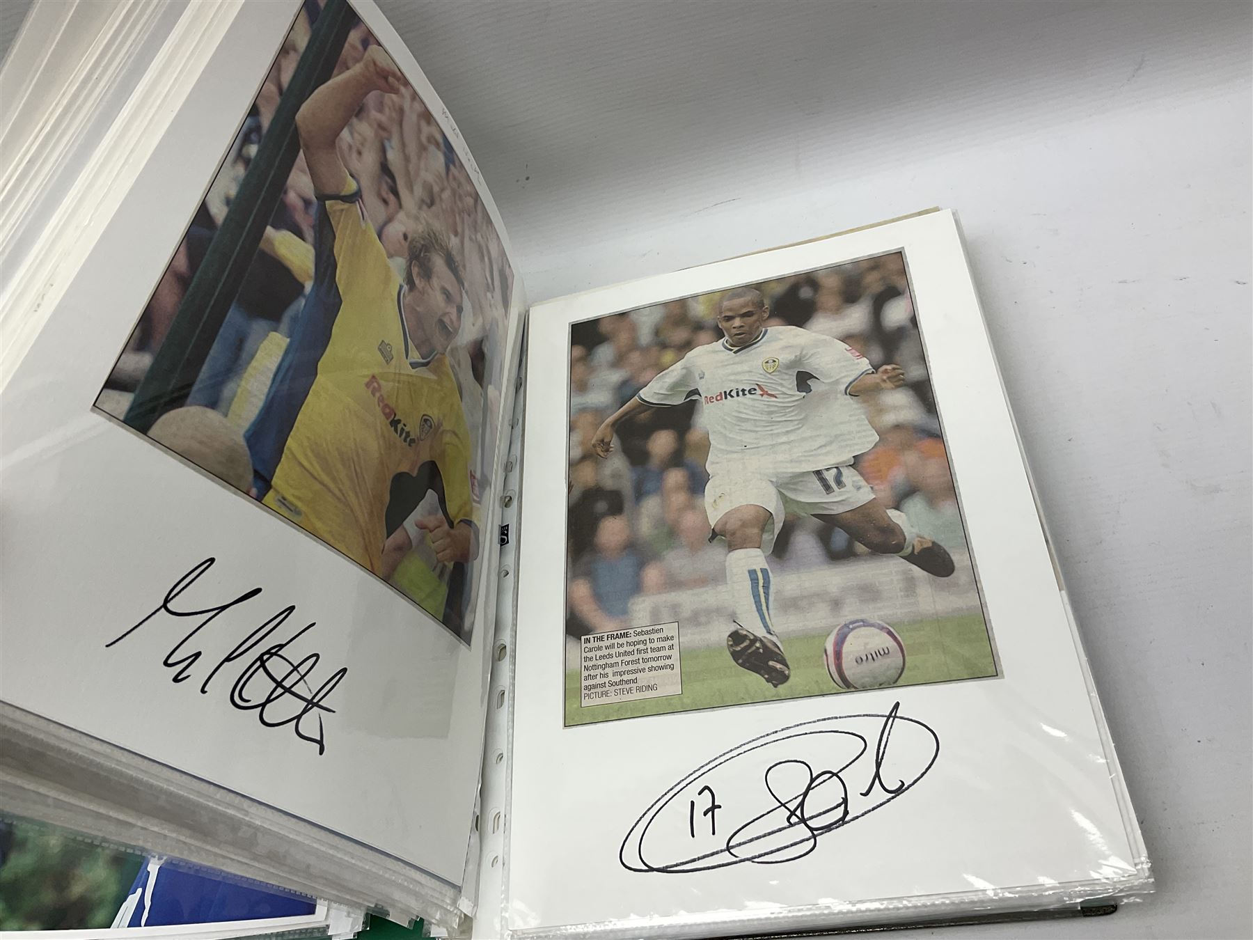 Collection of approximately 200 Leeds United related autographs - Image 11 of 12