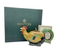 Minton Archive collection cockerel teapot