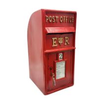 Modern painted metal wall mounted Postbox