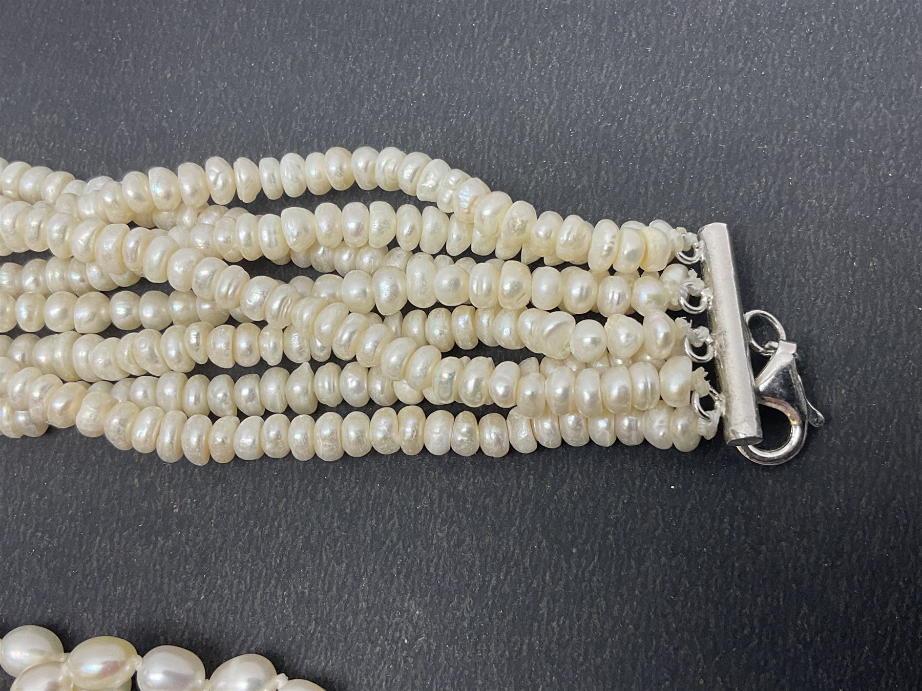 Two fresh water pearl bracelets - Image 7 of 7