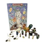 Ten Hantel miniature pewter figures