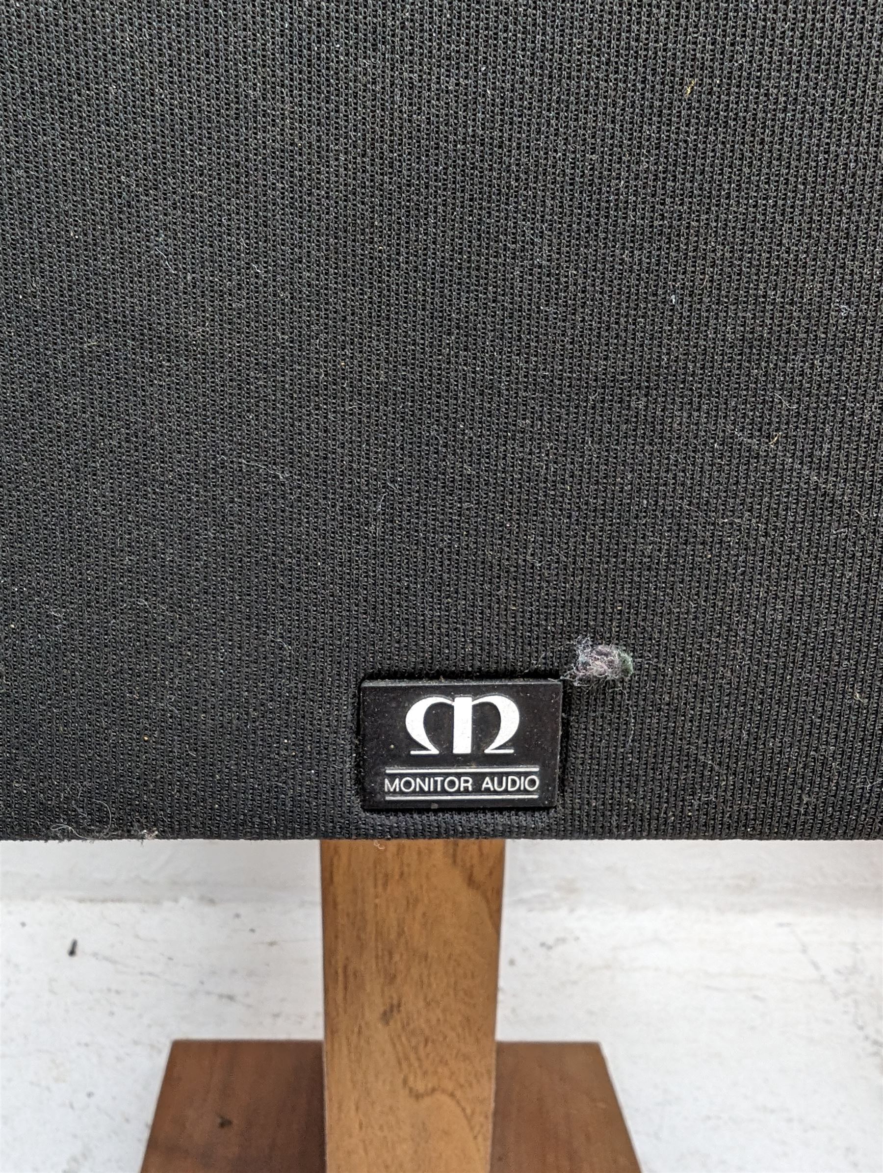 Monitor Audio - pair of walnut cased floor standing speakers - Image 2 of 5
