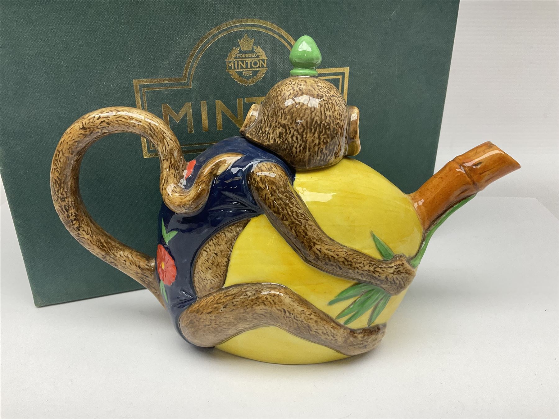 Minton Archive collection monkey teapot - Image 5 of 9