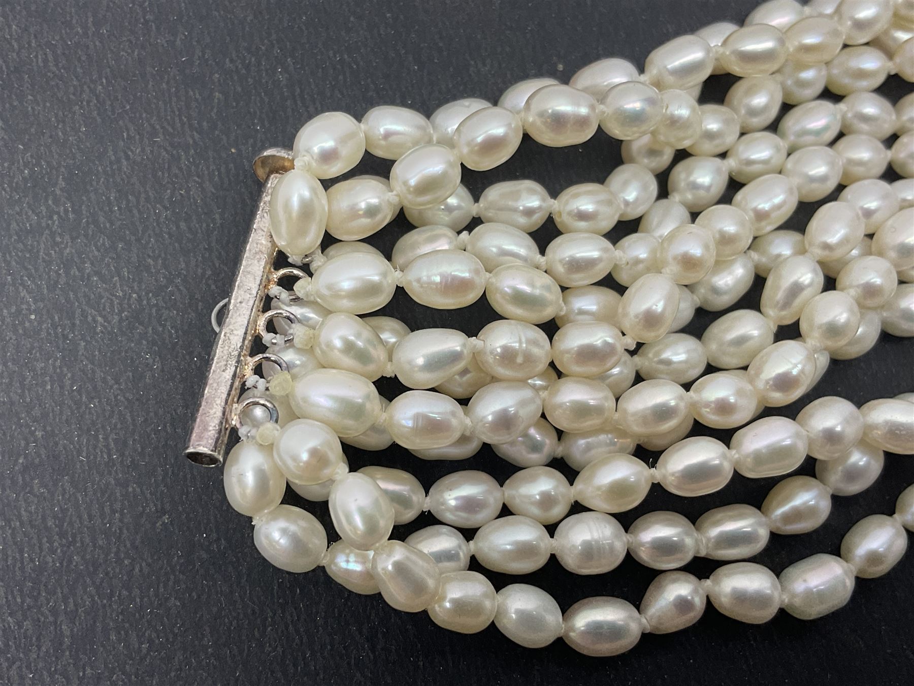 Two fresh water pearl bracelets - Image 4 of 7