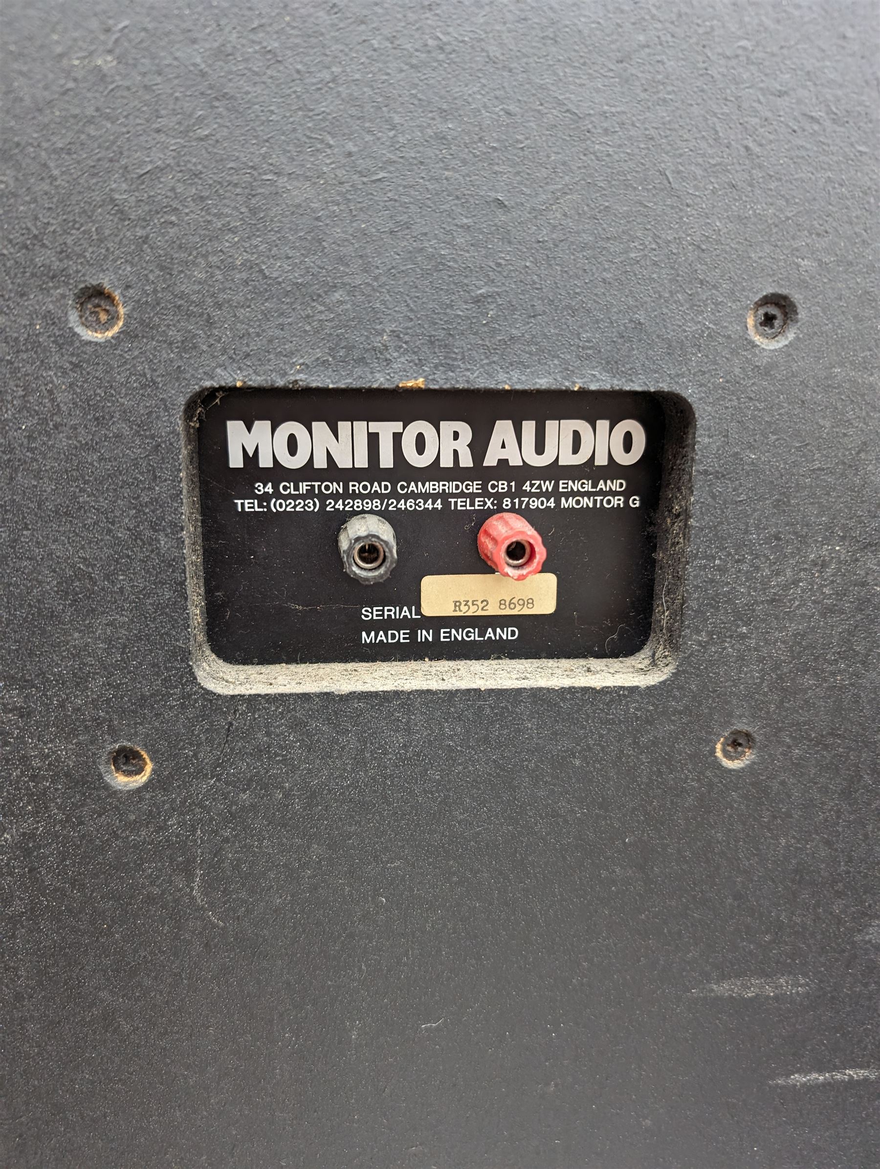 Monitor Audio - pair of walnut cased floor standing speakers - Image 5 of 5
