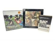 Beatles 'Get Back' book; The Rolling Stones on Camera of Guard with DVD by Mark Hayward; Black Vinyl