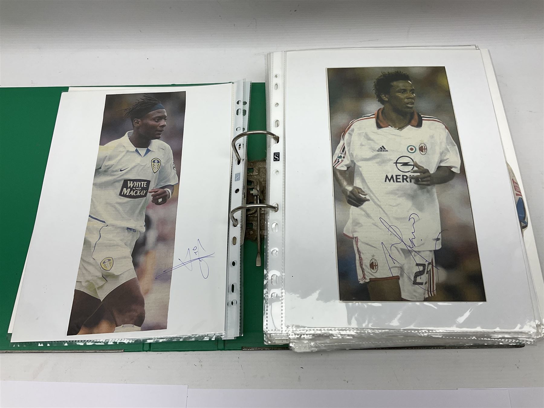 Collection of approximately 200 Leeds United related autographs - Image 8 of 12