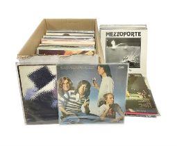 Collection of vinyl LP records