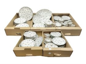 Extensive Limoges for Raynaud & Co tea and dinner service for twelve