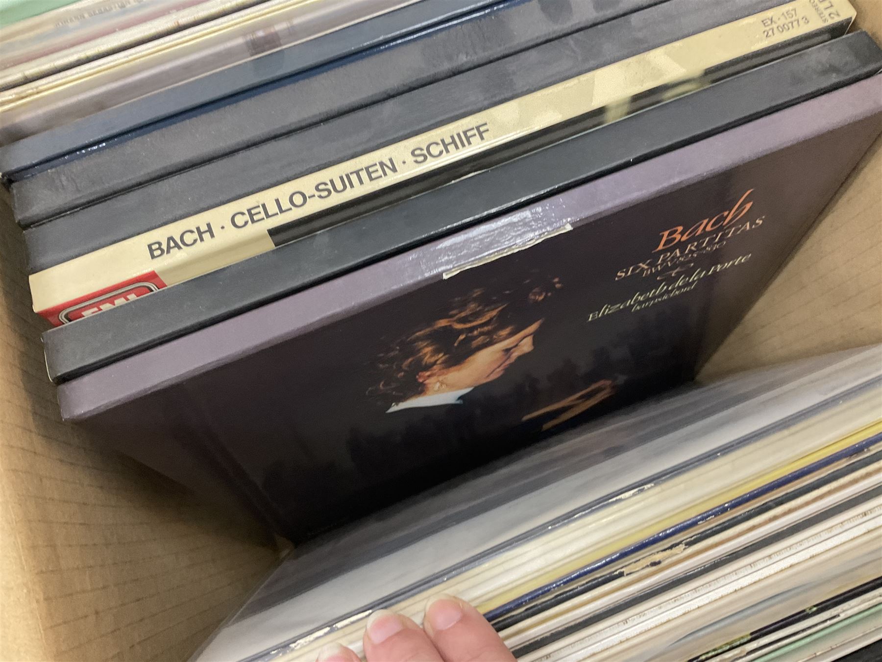 Collection of vinyl LP records in four boxes - Image 7 of 10