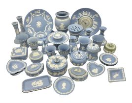 Large collection of Wedgwood Jasperware