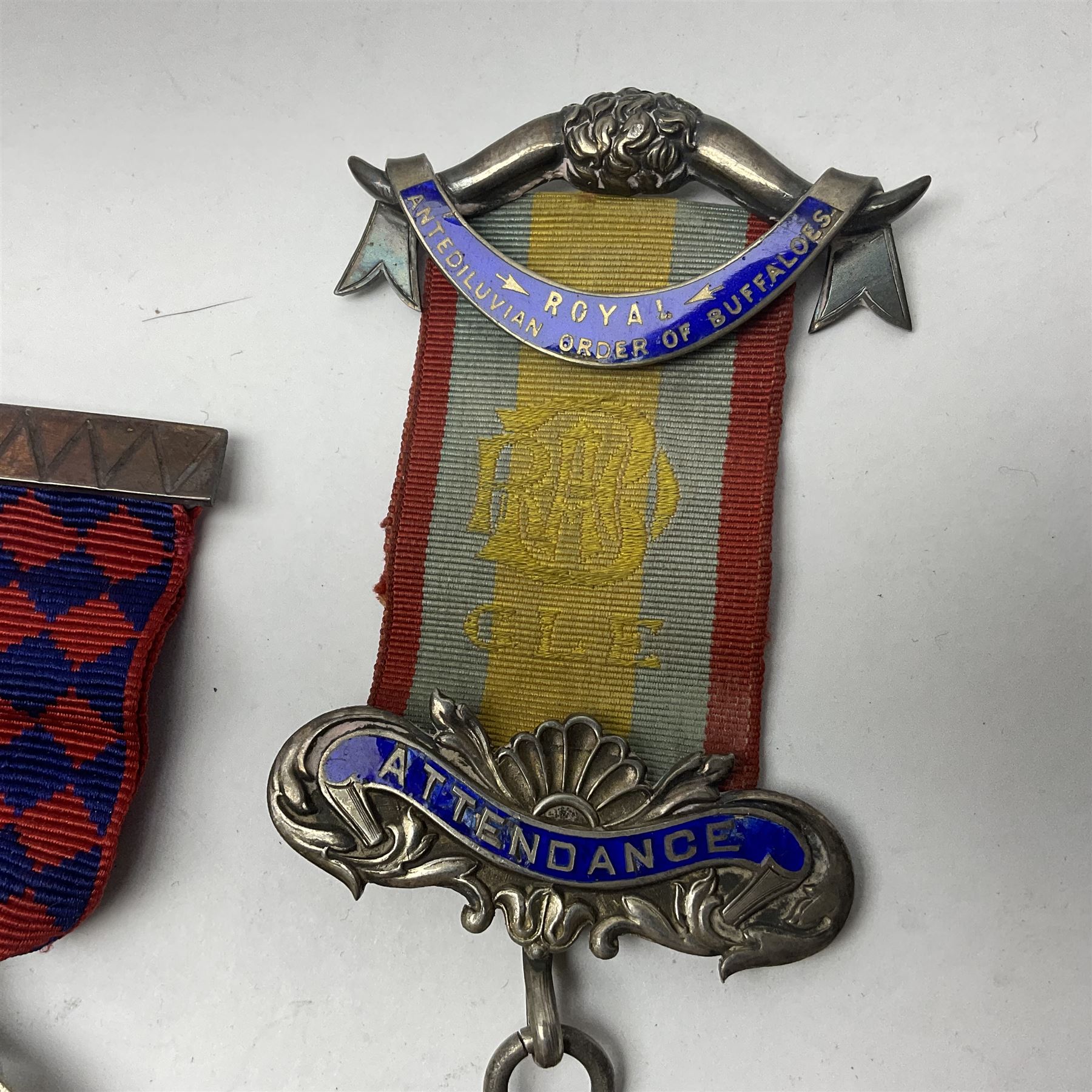 Two silver and enamel Masonic jewels - Image 3 of 13