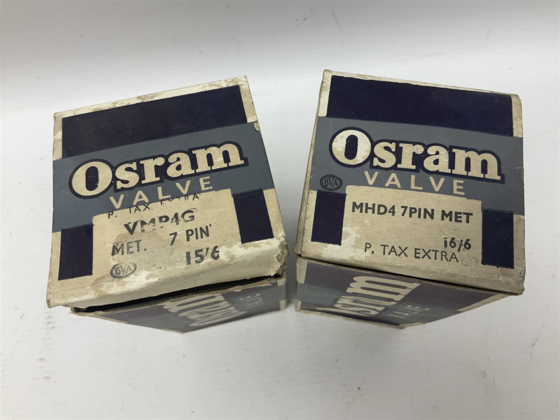 Five Osram thermionic radio valves/vacuum tubes - Image 10 of 10