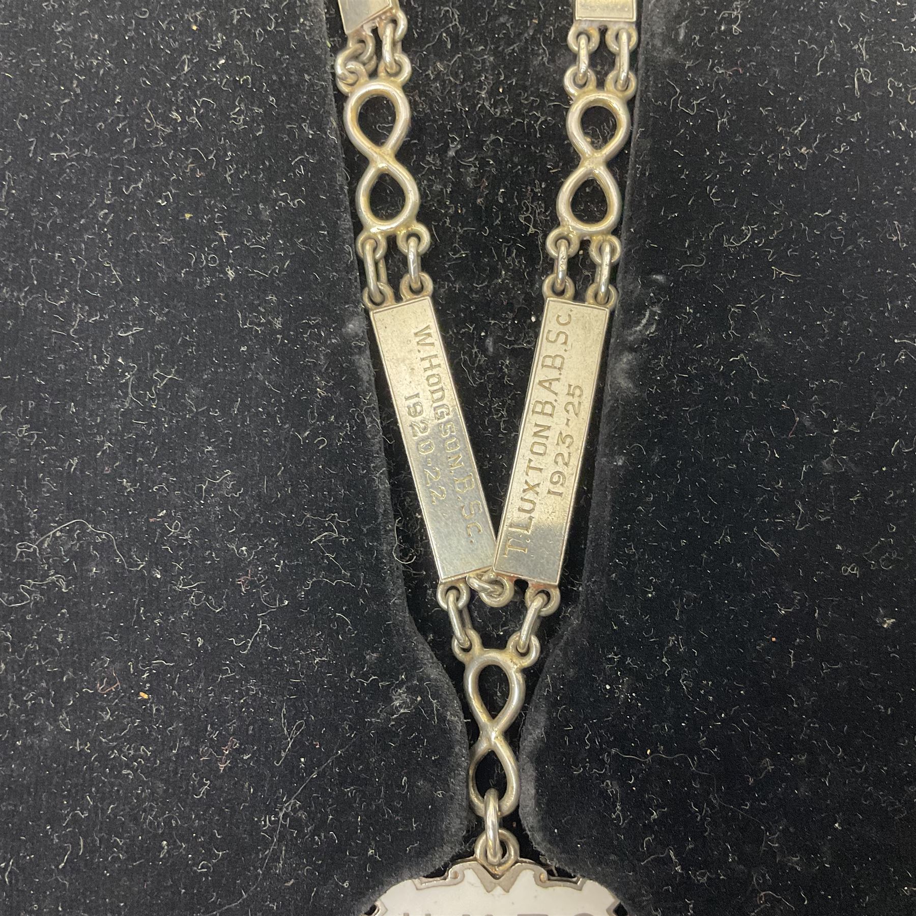 1930s silver chain of office - Image 3 of 12
