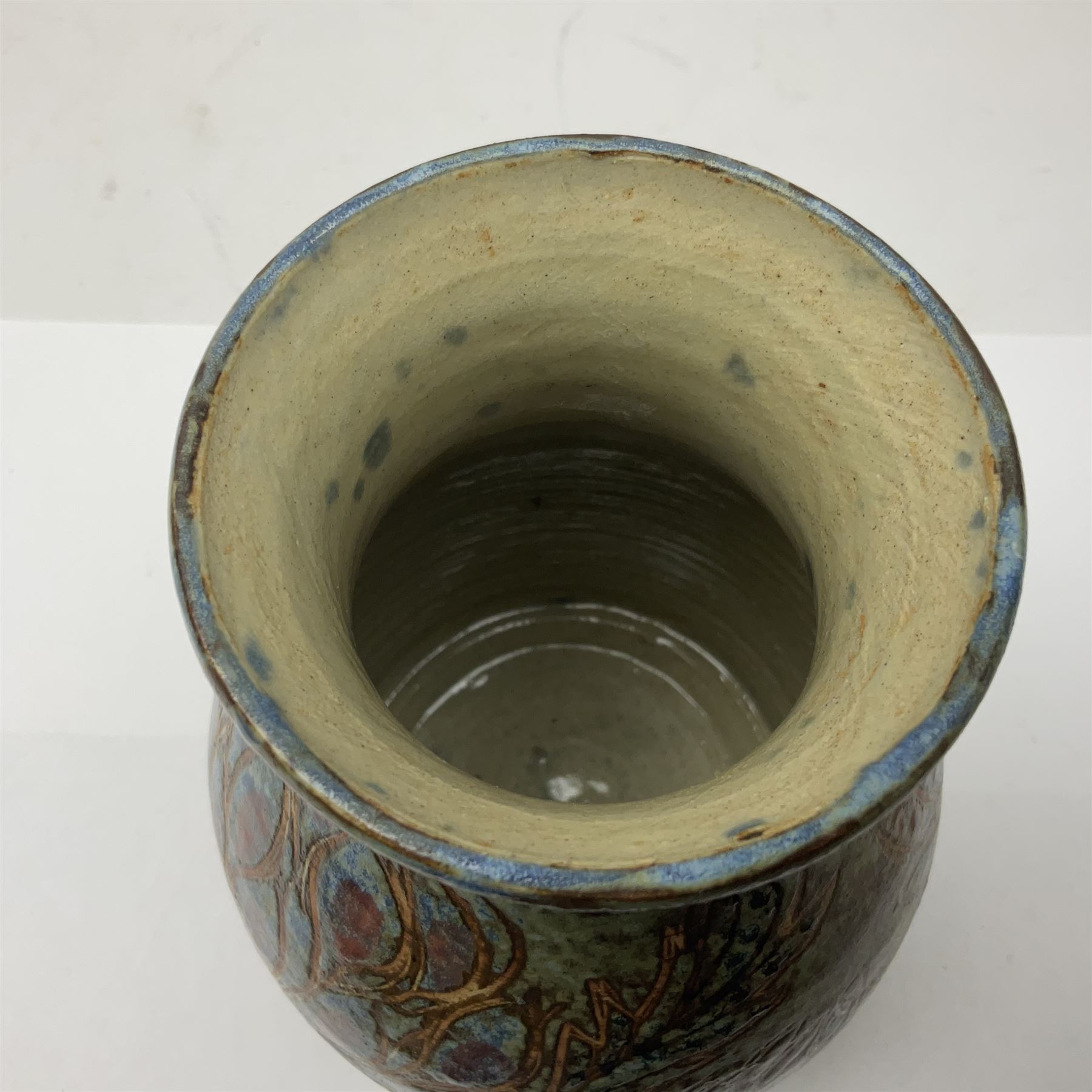 John Egerton (c1945-): studio pottery stoneware vase - Image 6 of 8
