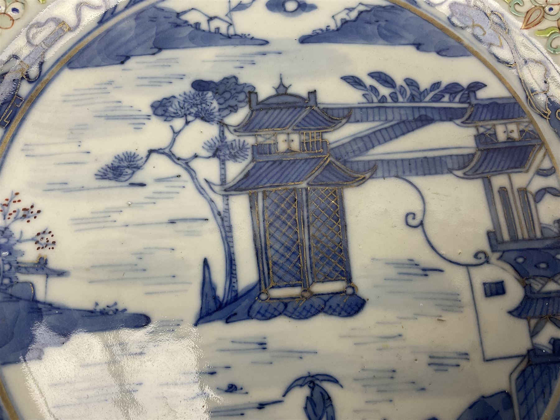 Late 19th century Chinese rice plate - Image 5 of 8
