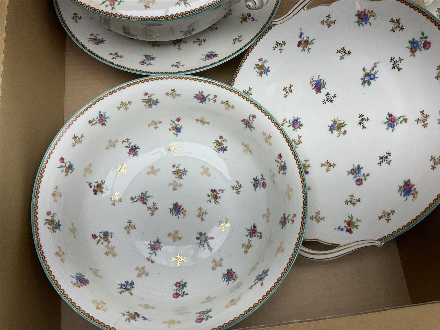 Extensive Limoges for Raynaud & Co tea and dinner service for twelve - Image 3 of 16