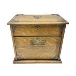 Edwardian oak correspondence box