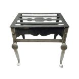 18th century style wrought iron fireside footman/trivet