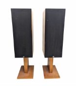 Monitor Audio - pair of walnut cased floor standing speakers