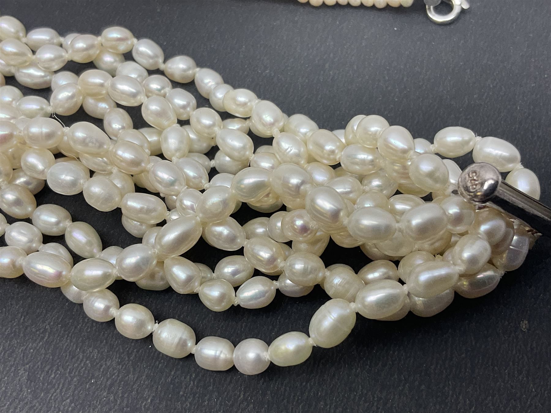 Two fresh water pearl bracelets - Image 3 of 7