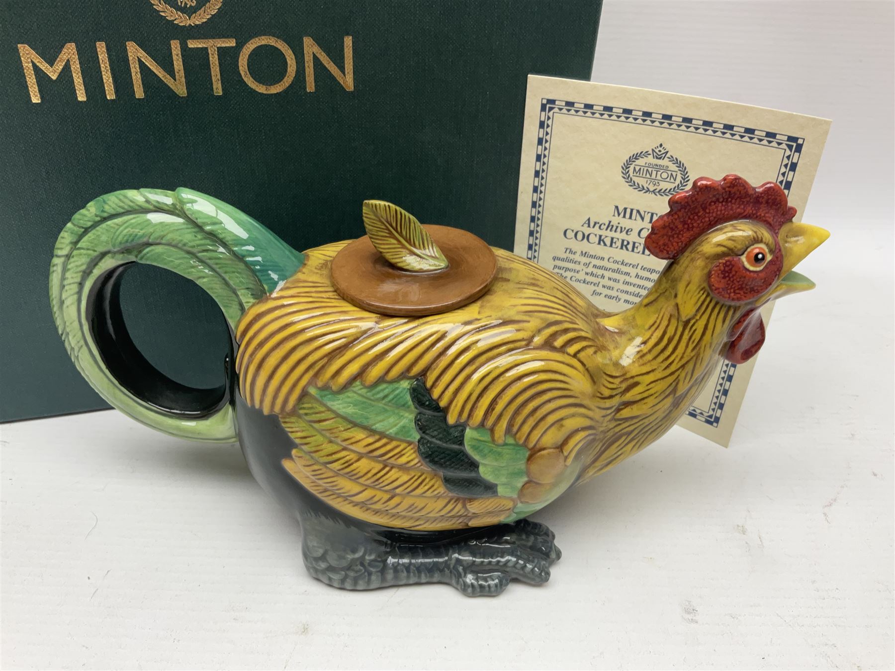Minton Archive collection cockerel teapot - Image 10 of 12
