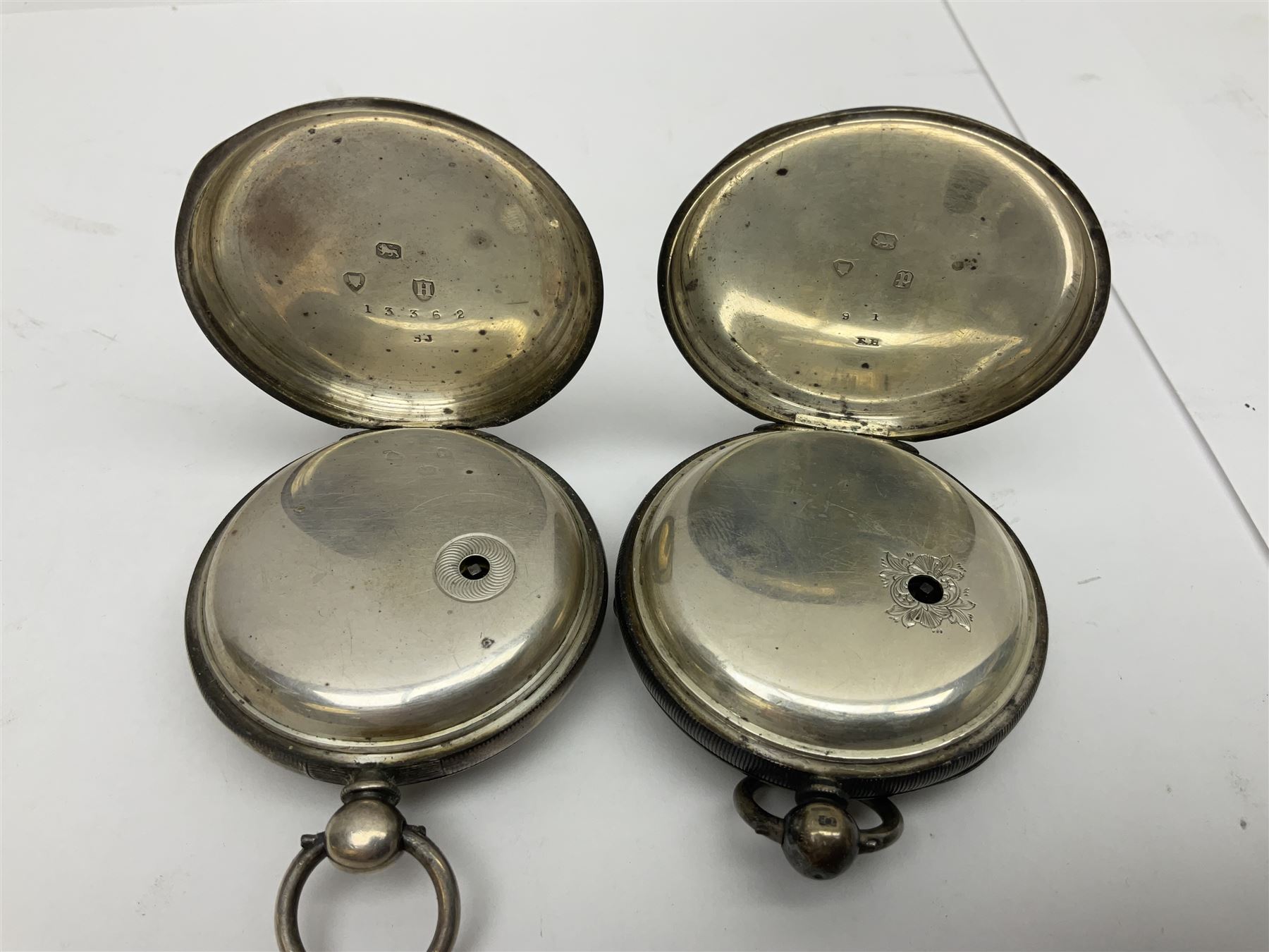 Three Victorian silver lever open face pocket watches including - Image 9 of 14