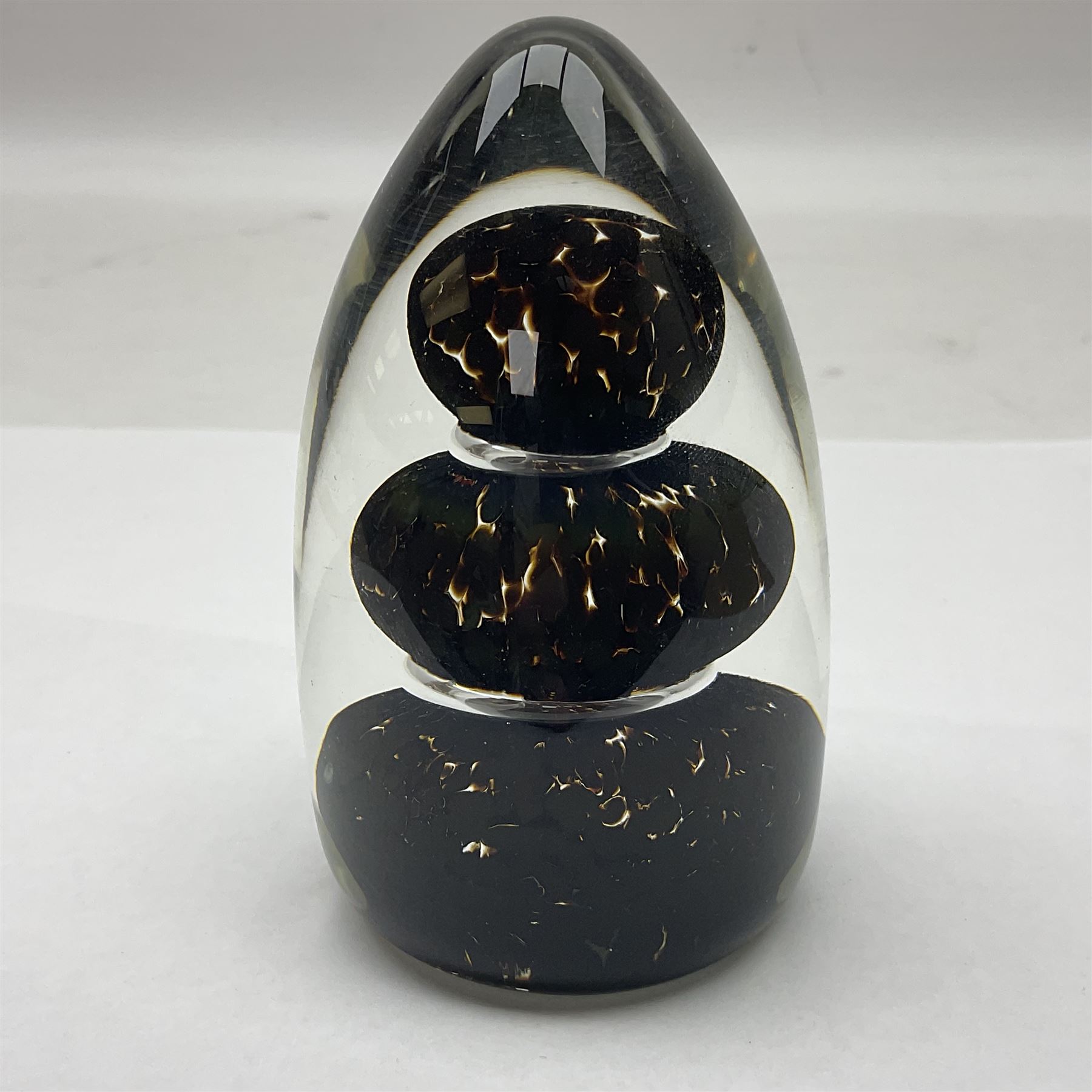 John Ditchfield for Glassform iridescent glass paperweight - Image 7 of 8