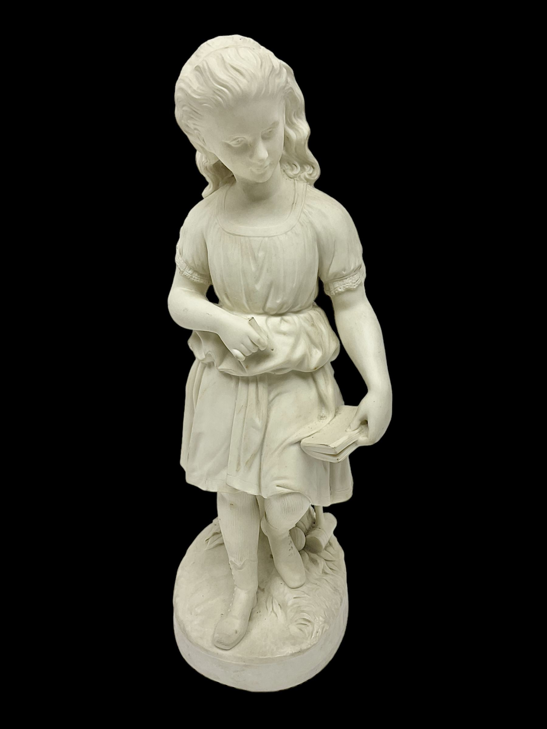 19th century Copeland Parian Ware figure