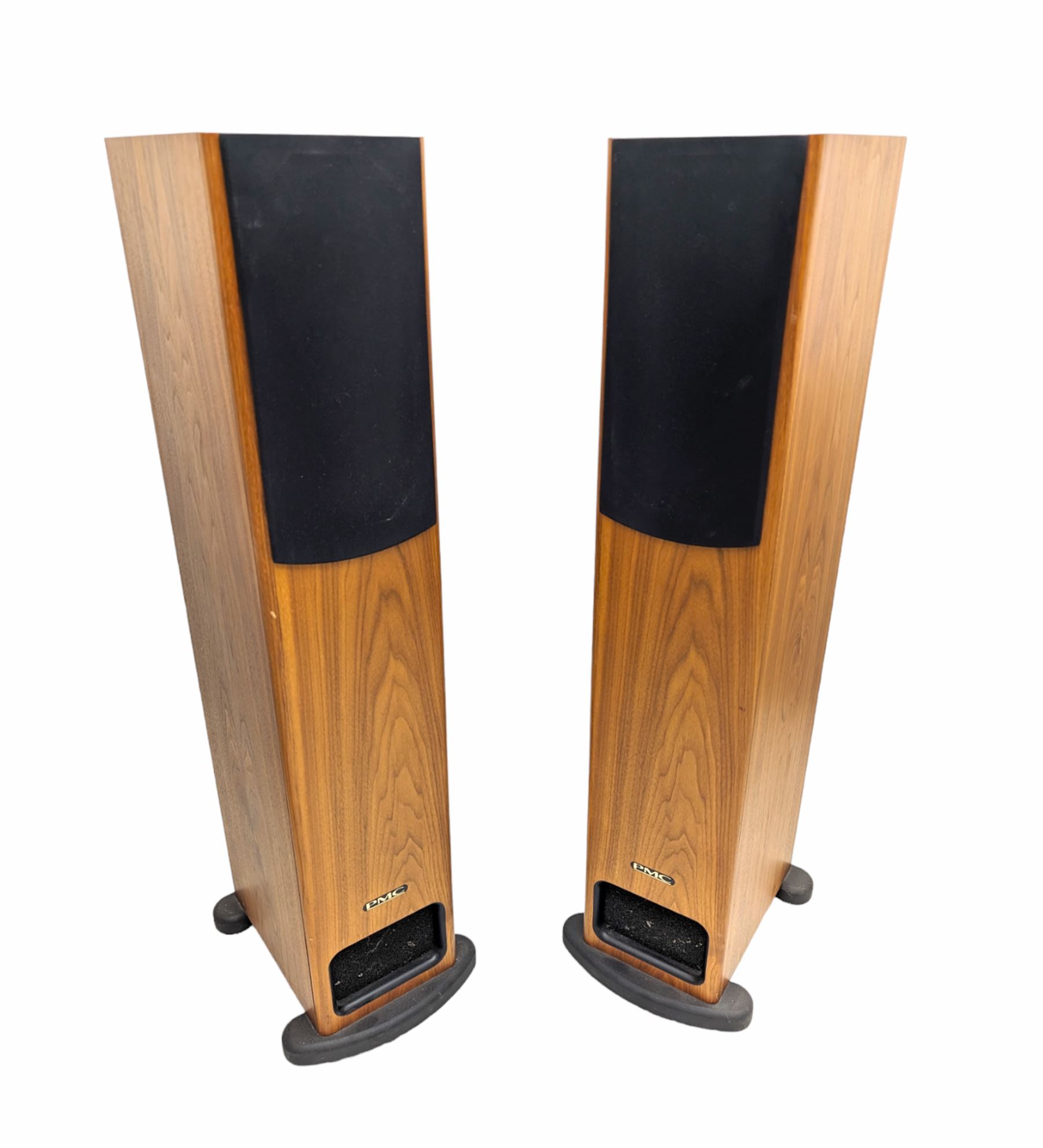 PMC (Professional Monitor Company Ltd)- pair of walnut cased floor standing 'FB1' speakers
