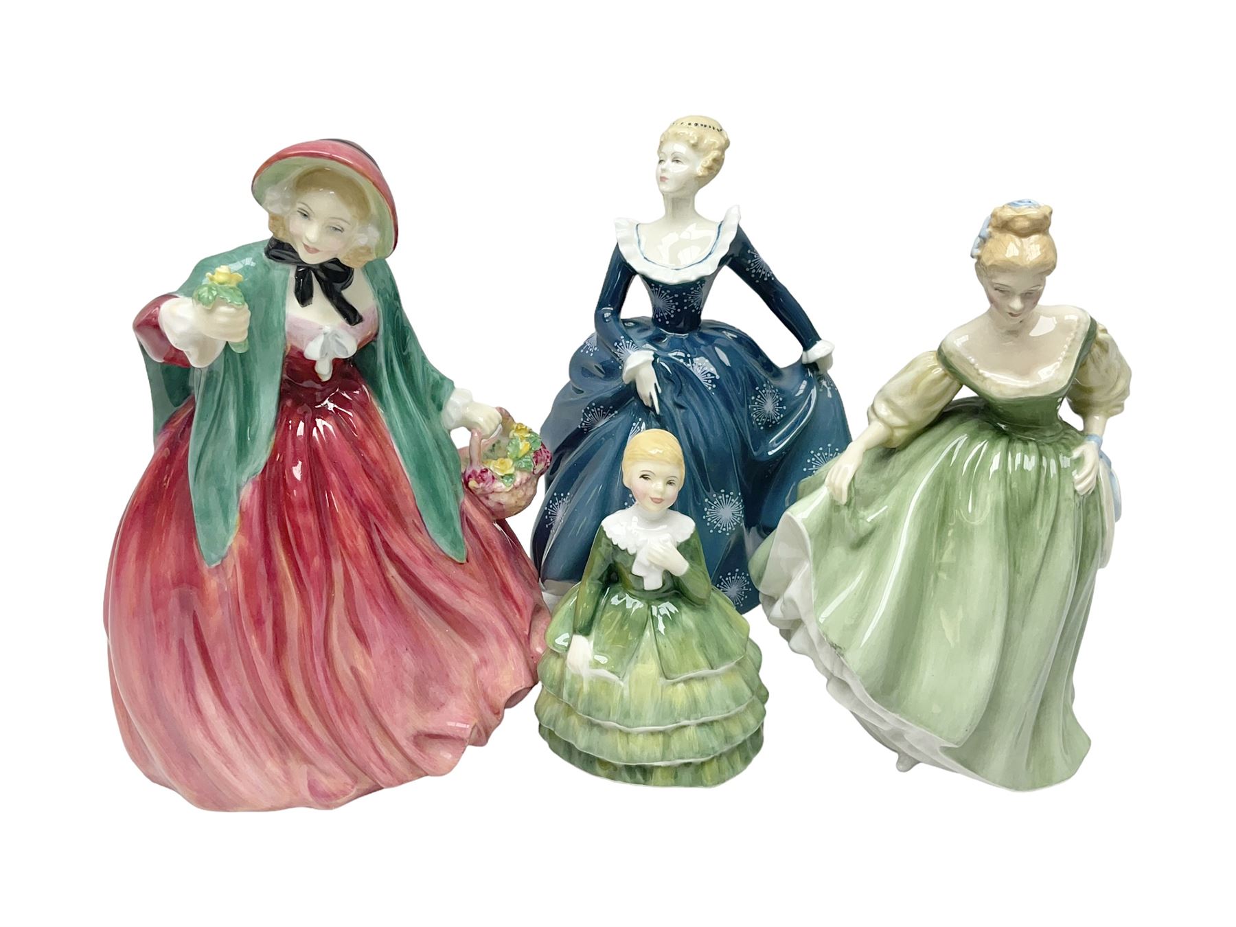 Four Royal Doulton figures