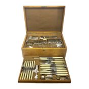 Mappin & Webb silver plated canteen of cutlery