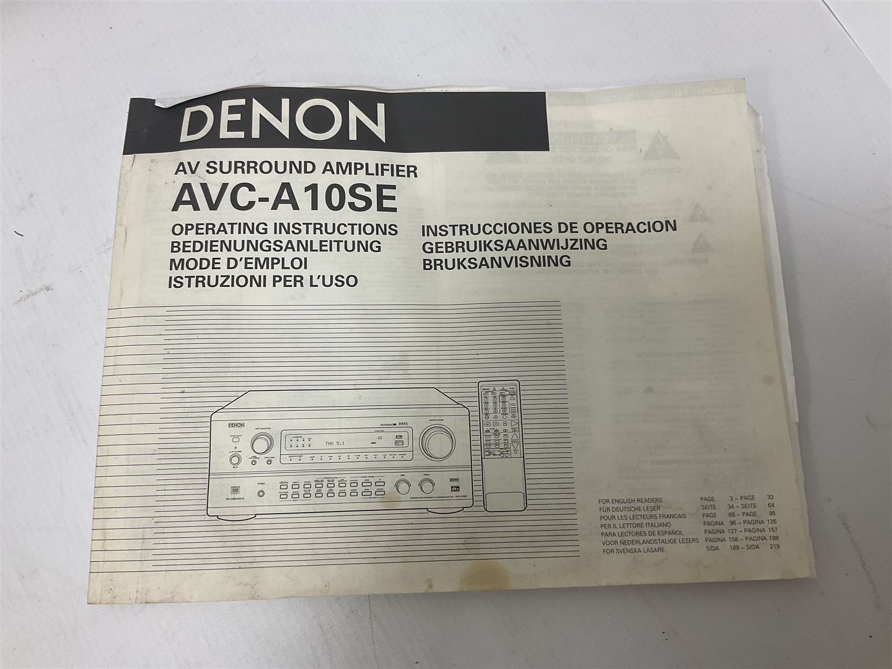 Denon AVC-A10SE surround amplifier - Image 2 of 16