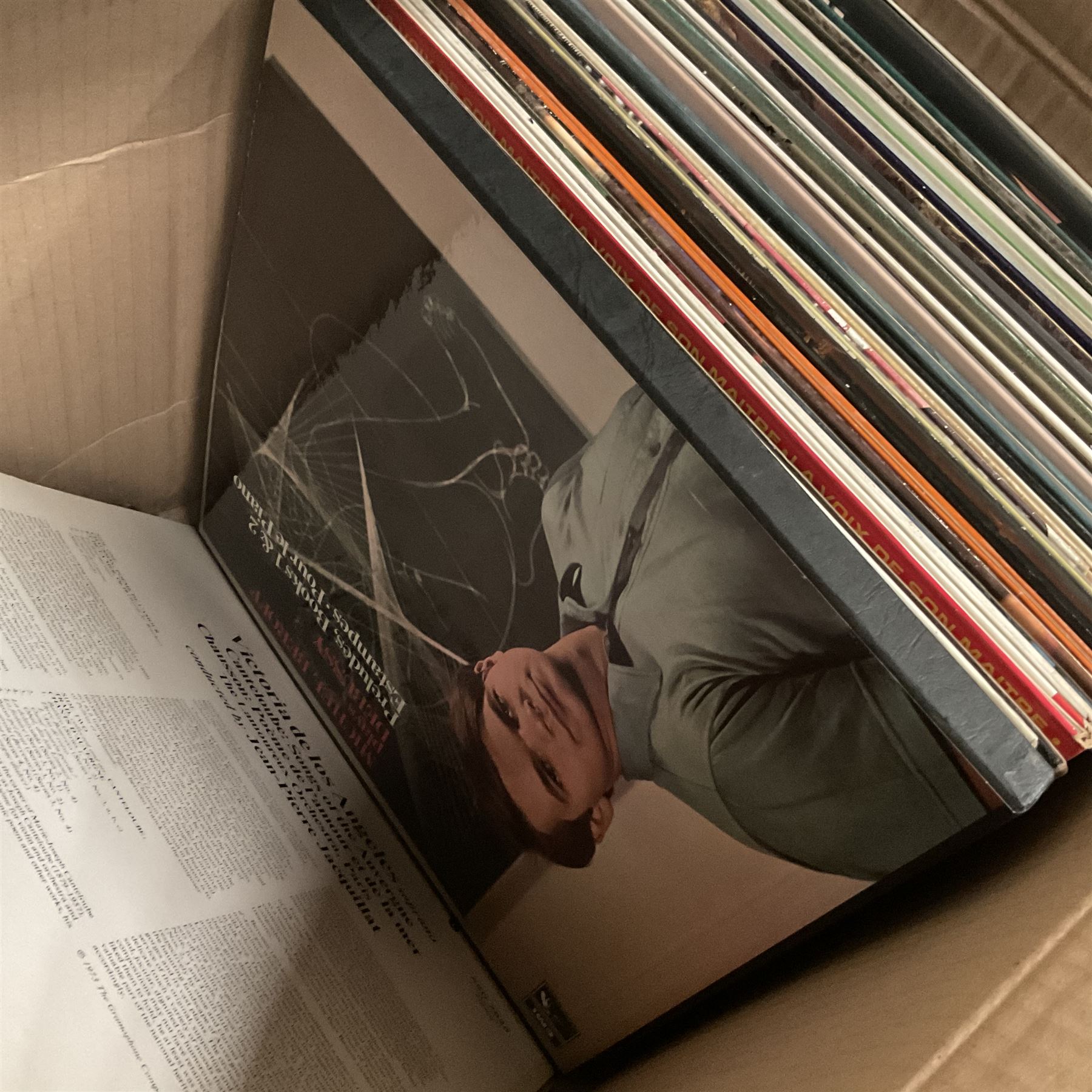 Collection of vinyl LP records in four boxes - Image 12 of 15