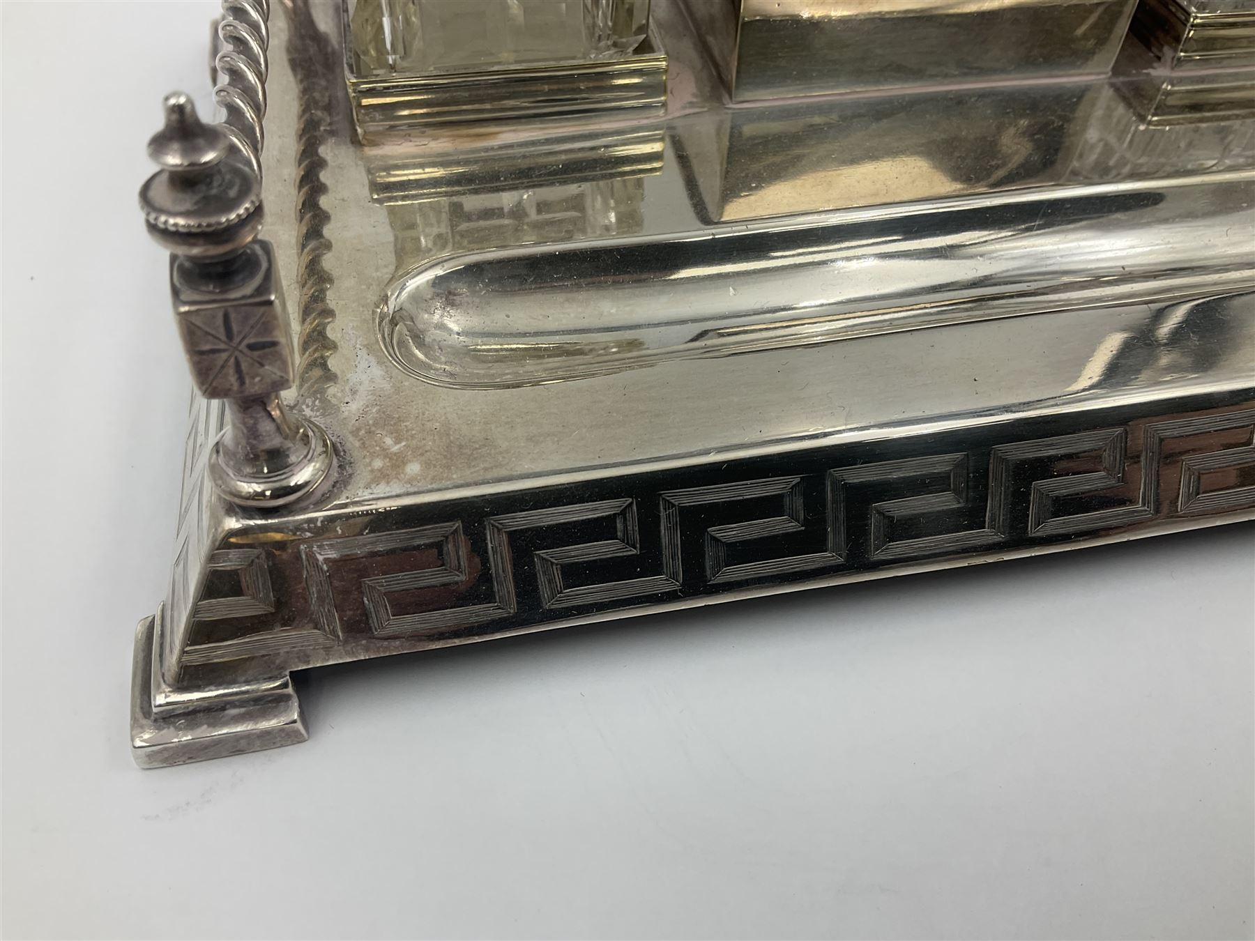 Egyptian Revival style desk stand - Image 2 of 11