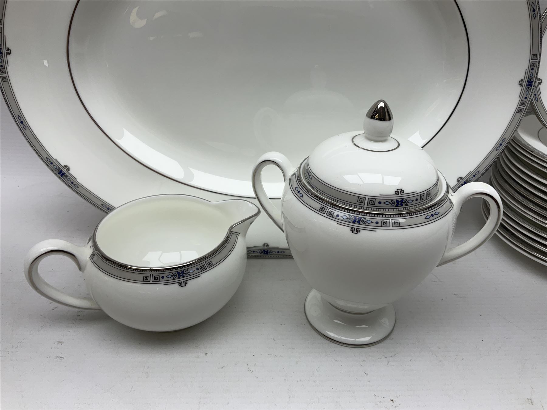 Wedgwood Amherst pattern part tea service - Image 9 of 10