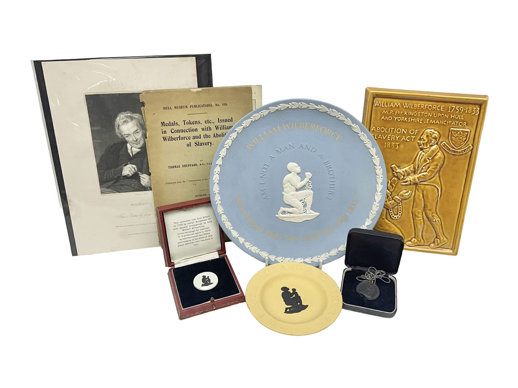 Group of William Wilberforce Abolition of Slavery items