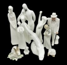 Six Royal Doulton figures