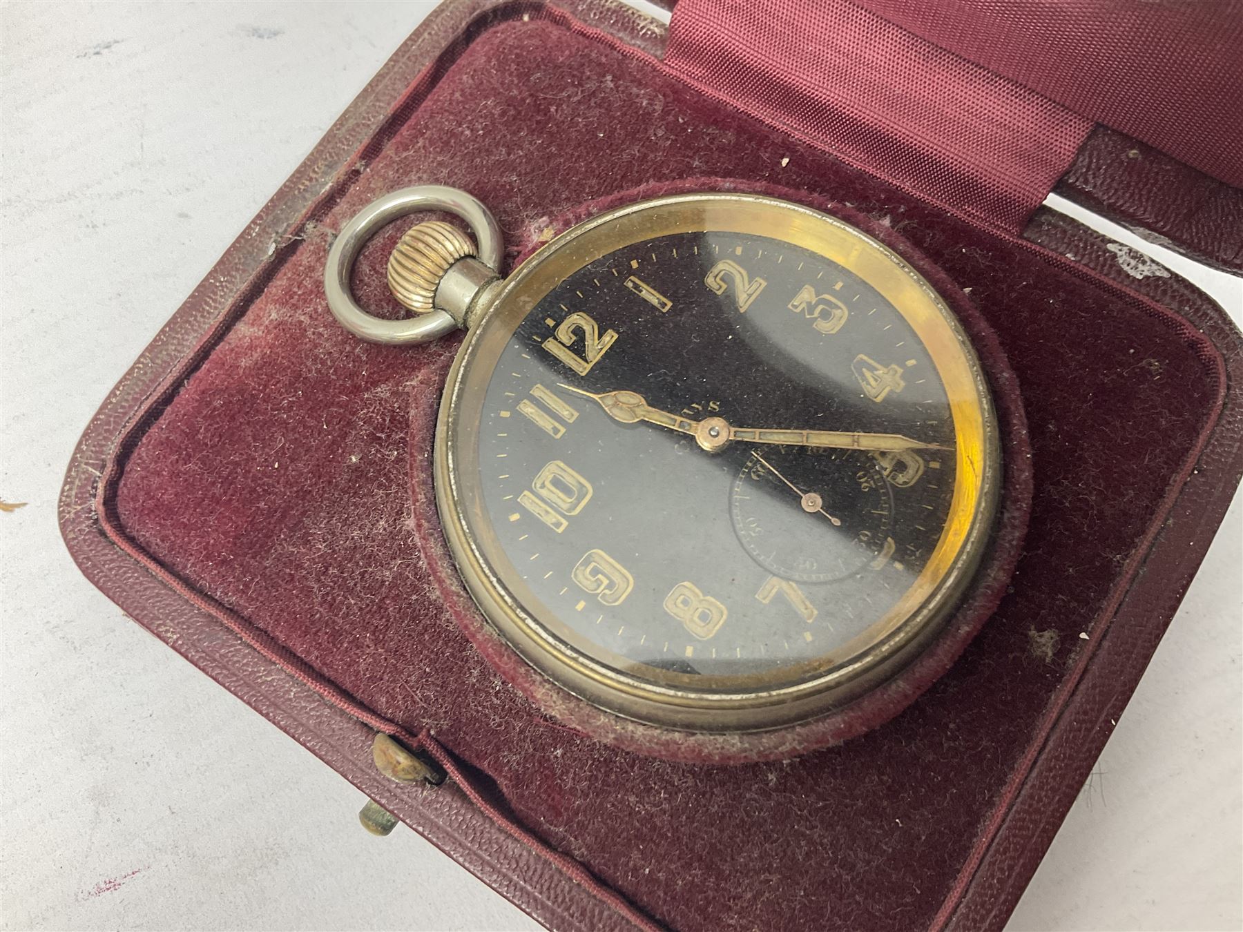 1920s eight day open faced pocket watch - Image 3 of 13