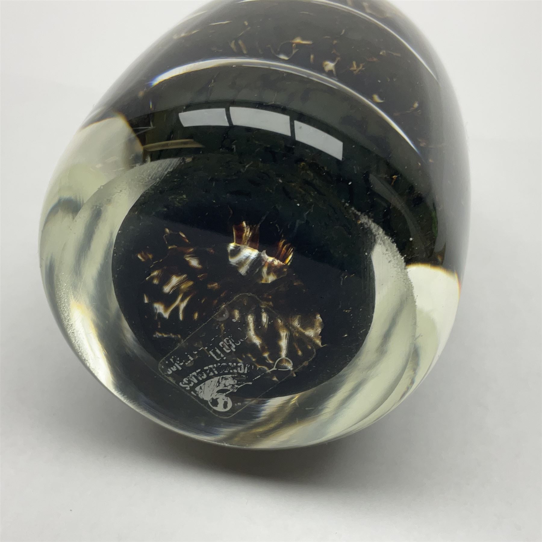 John Ditchfield for Glassform iridescent glass paperweight - Image 8 of 8