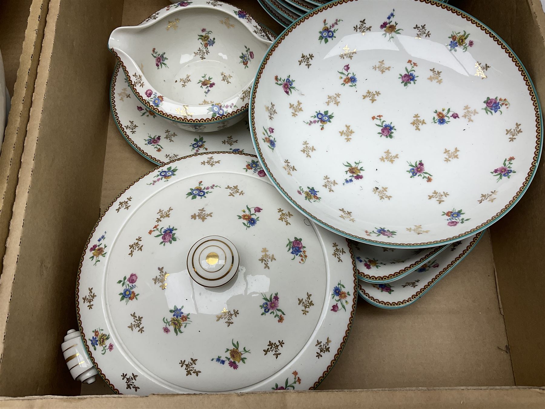 Extensive Limoges for Raynaud & Co tea and dinner service for twelve - Image 6 of 16