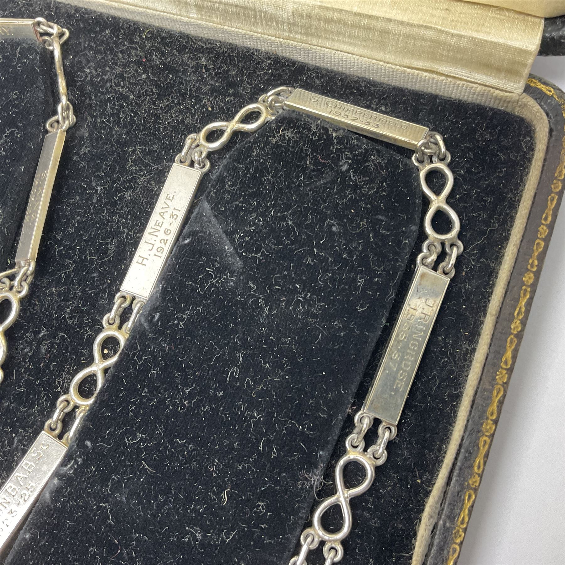 1930s silver chain of office - Image 5 of 12