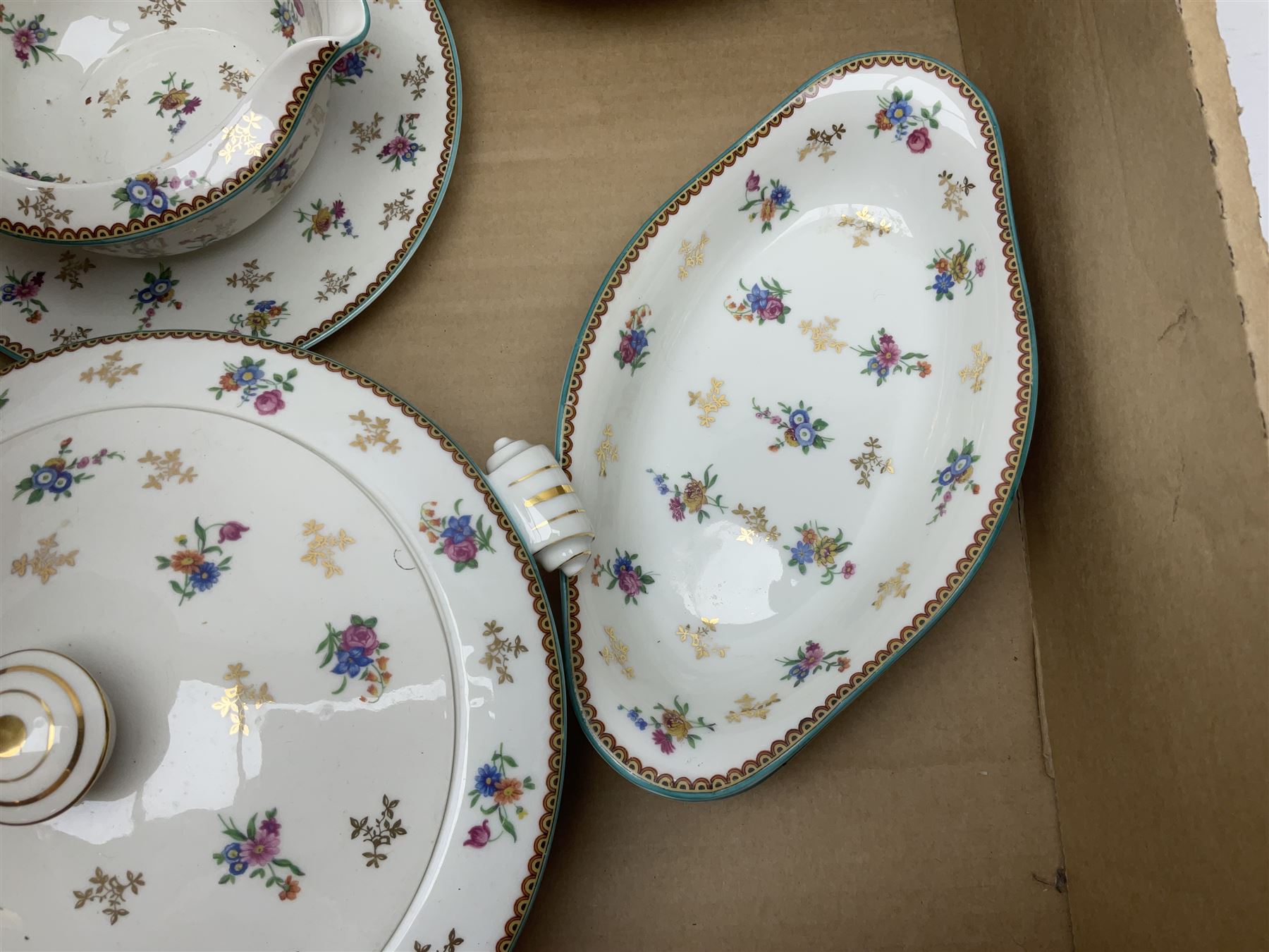 Extensive Limoges for Raynaud & Co tea and dinner service for twelve - Image 7 of 16