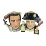 Royal Doulton two character jugs from the Star Crossed Lovers Collection