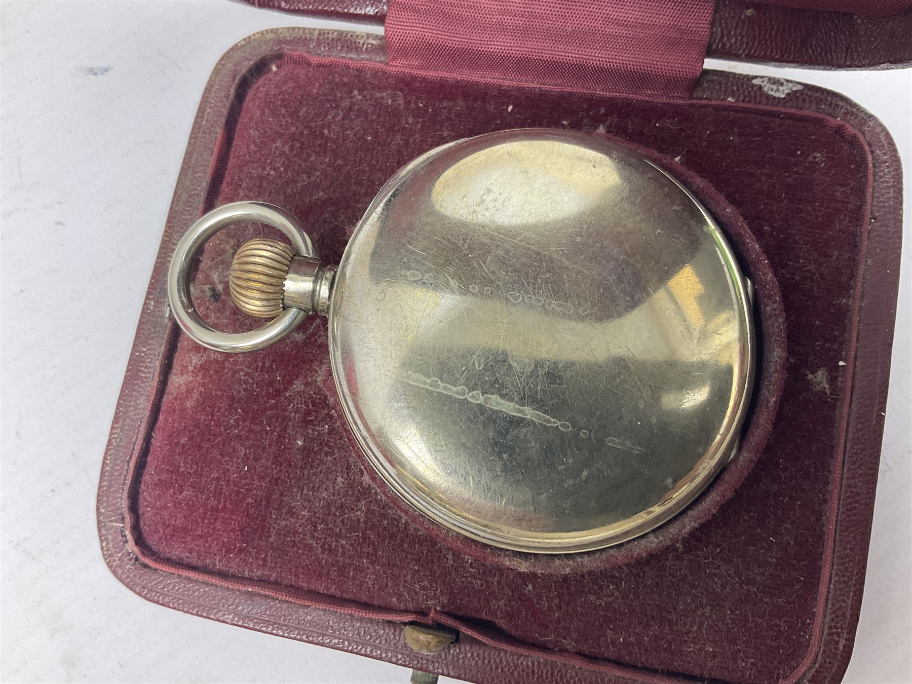 1920s eight day open faced pocket watch - Image 5 of 13