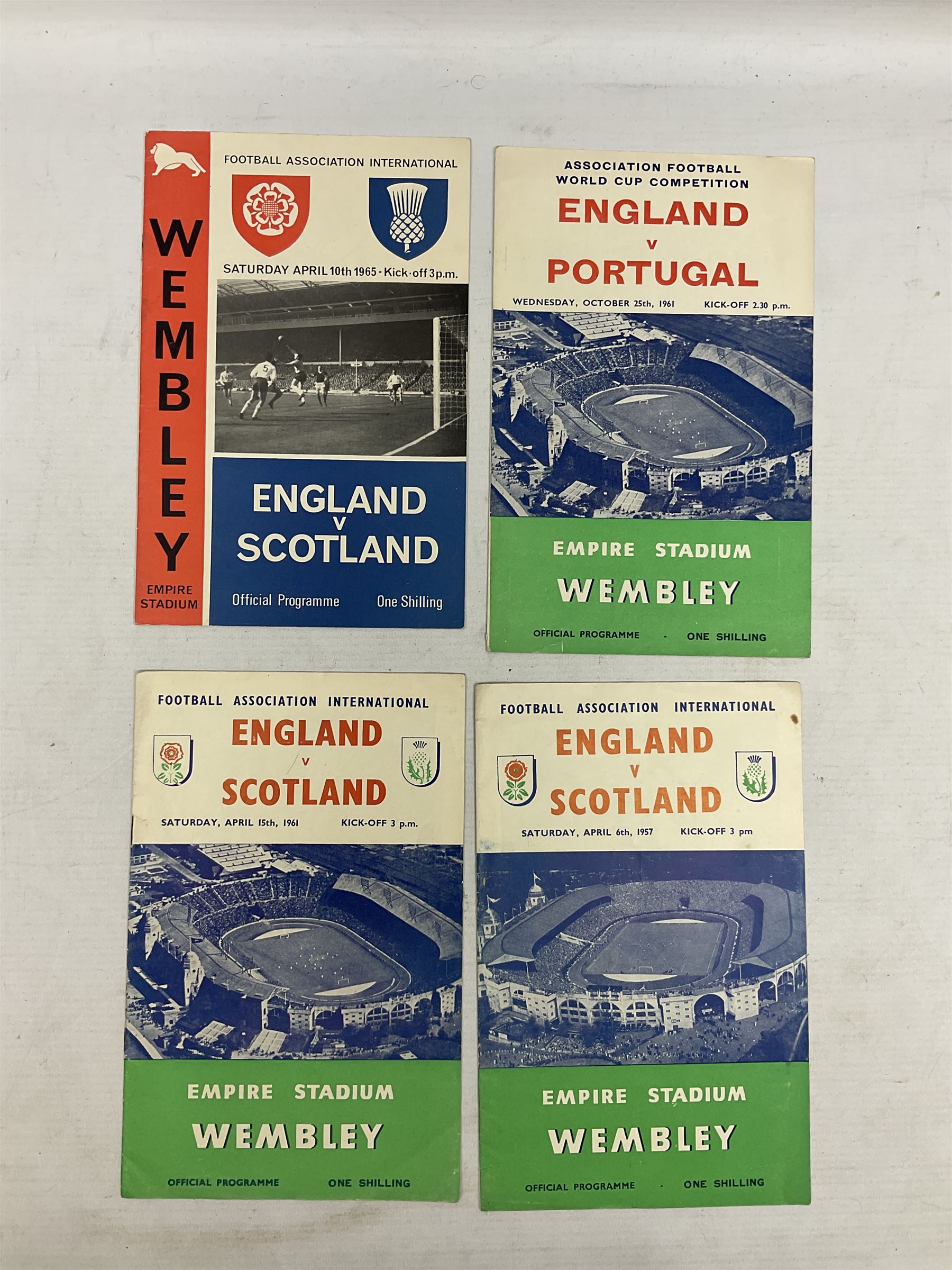 Fourteen football programmes for International matches 1949-66 including England v Ireland Youth Int - Image 8 of 9