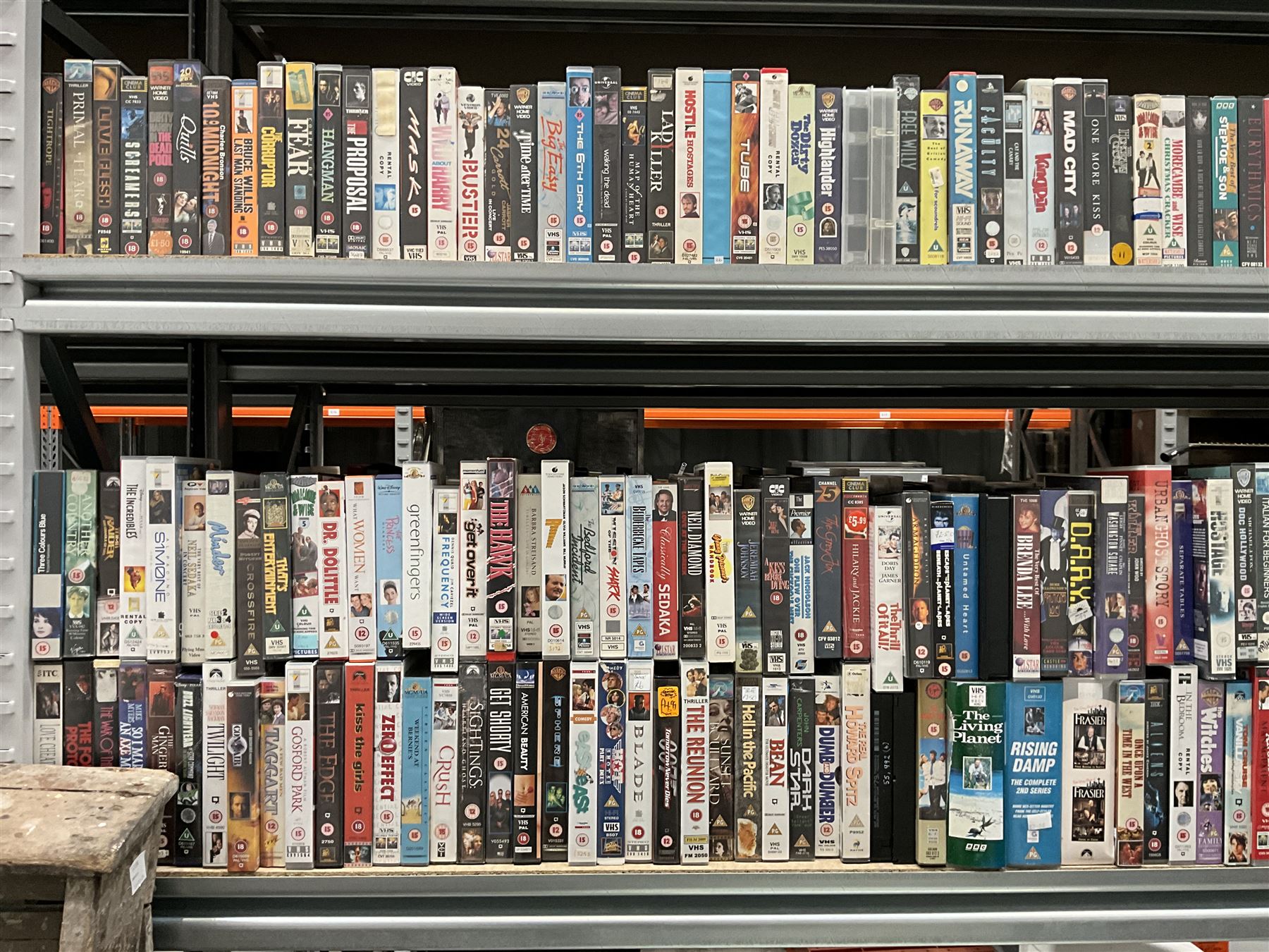 Seven bays of vintage VHS videos - Image 8 of 9